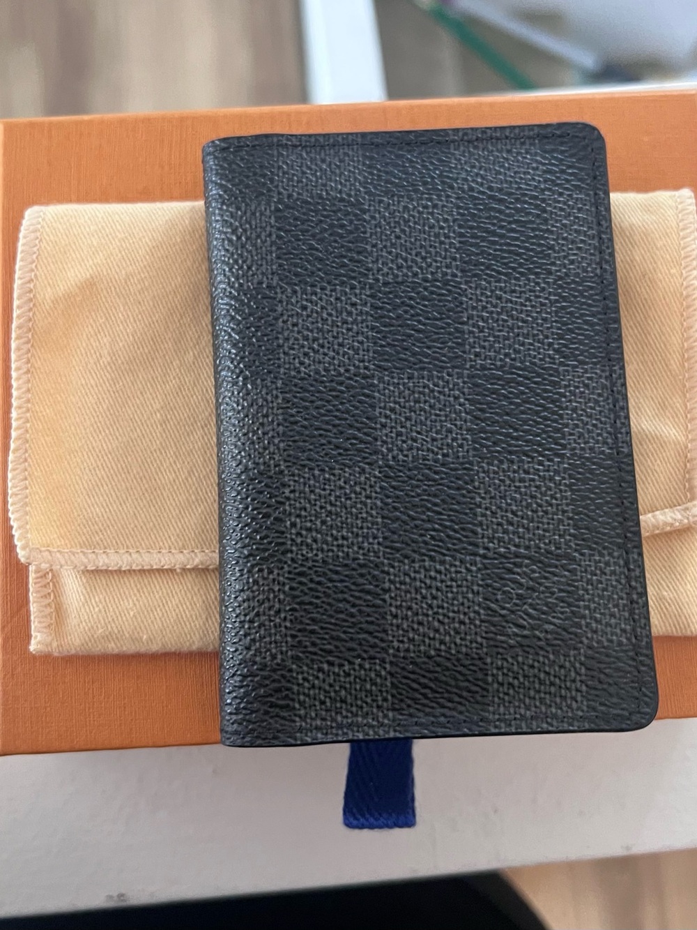 Louis Vuitton Black Damier Graphite Card & Key Holder